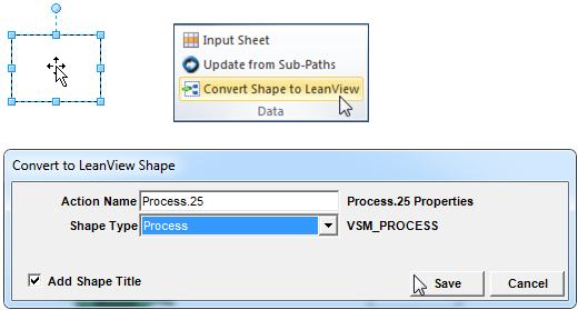 Convert Shape to LeanView 6.0