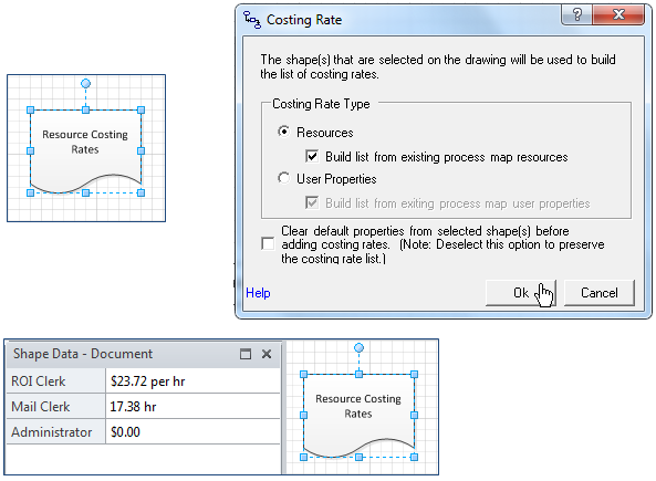 Adding to a Costing Rate List
