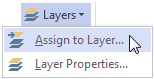 Assign to Layer Visio 2013
