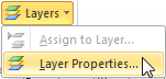 Layer Properties Visio 2010