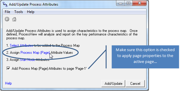 Add Update Attributes Dialog 4