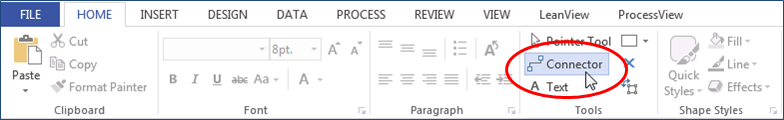 Visio 2013 Connector Tool