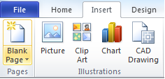 Insert Page in Visio 2010
