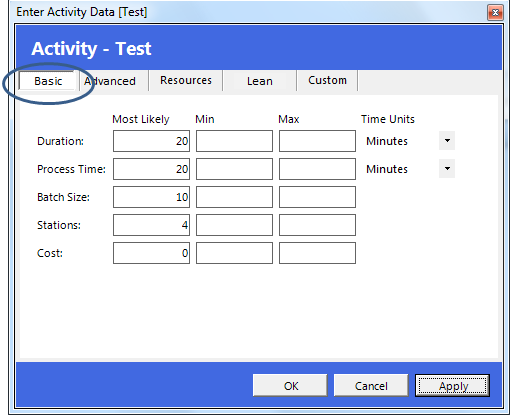 test activity stations