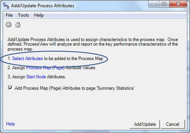 Add Update Attributes Dialog 1
